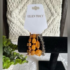 NWT Ellen Tracy Stretchy Bracelets